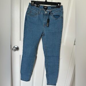 Buffalo David Bitton Blue Ankle Cropped Jeans